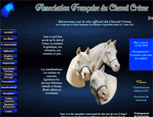 Tablet Screenshot of cheval-creme.com